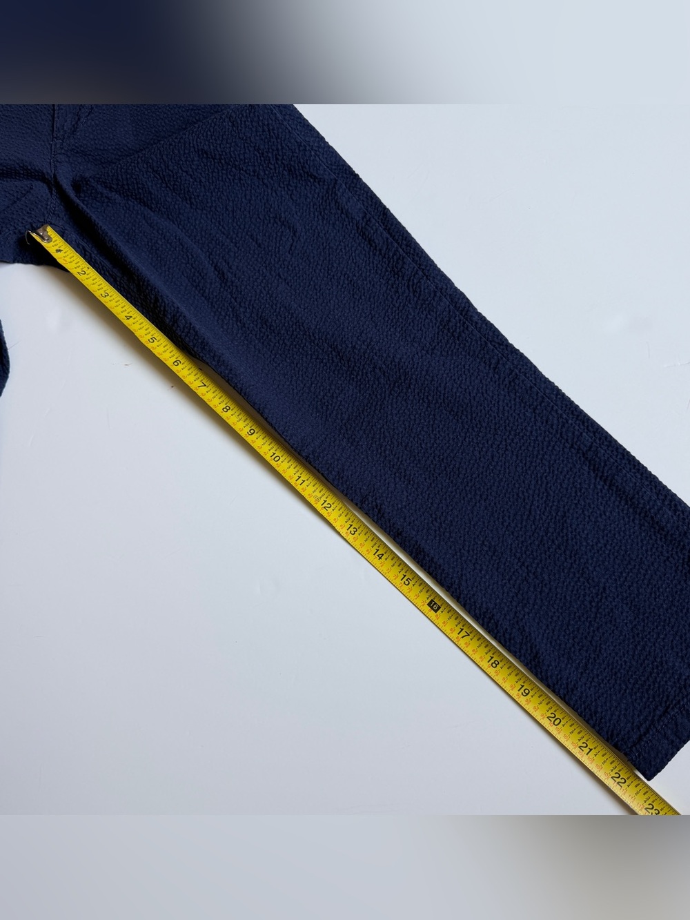 Boys Hope and Henry Seersucker Pants Size 8 Dark Navy Blue - Picture 7 of 7
